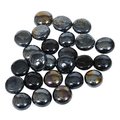 Dagan Dagan GB-BLACKIR 0.75 in. Fire Beads; Black Iridescent GB-BLACKIR